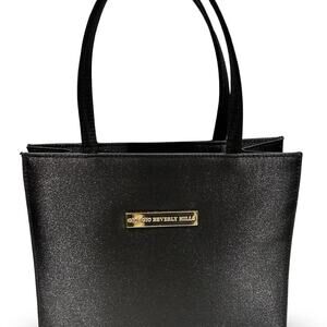 Giorgio Beverly Hills Satin Small Tote Vintage Structured Designer 70s 80s Purse
